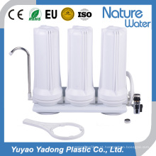 Filtro de água Nw-Tr203 do alojamento branco da parte superior contrária de 3 fases